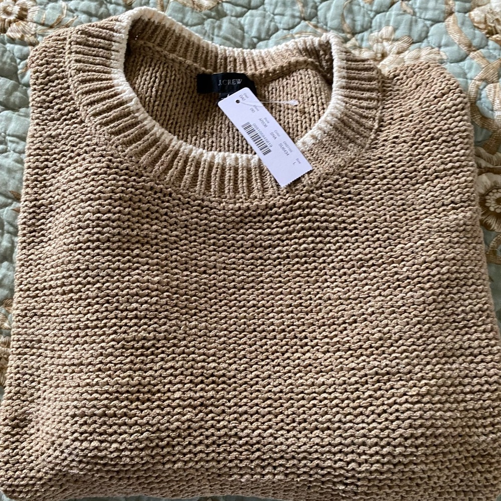 NEW WITH TAG J Crew Cotton Sweater